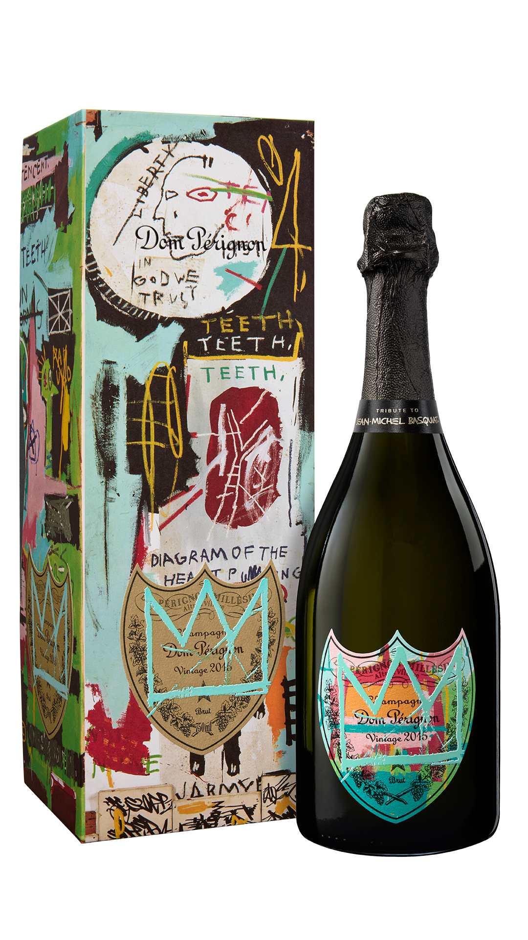 Dom Pérignon Vintage 2015 Special Edition – Tribute to Jean-Michel Basquiat - Blue Bottle