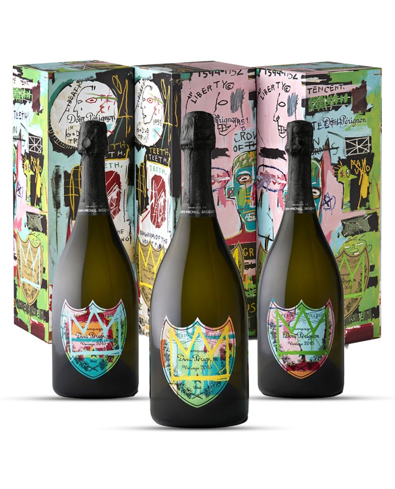 Dom Pérignon Vintage 2015 Special Edition – Tribute to Jean-Michel Basquiat  – Coffret Blu