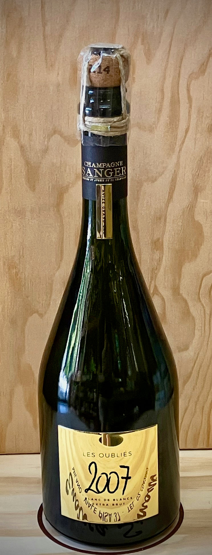 Les Oubliés – Champagne Blanc de Blancs - Grand Cru– Maison Sanger - 2007