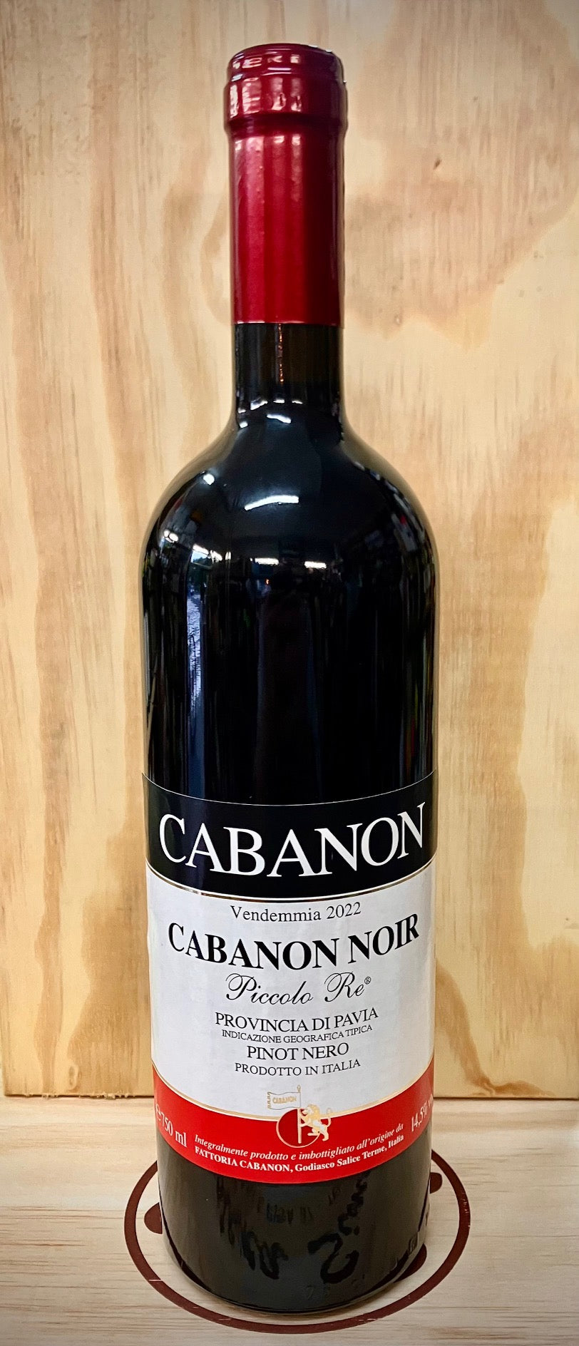"Piccolo Re" - Cabanon Noir - Provincia di Pavia IGT - Cabanon