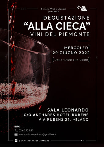 DEGUSTAZIONE ALLA CIECA VINI DEL PIEMONTE